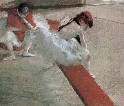 Edgar Degas Dancer have a break Spain oil painting reproduction